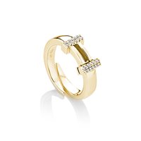 Anello Marcello Pane Donna Letters in Argento Zaffiro ANYL002G - ANYL002G
